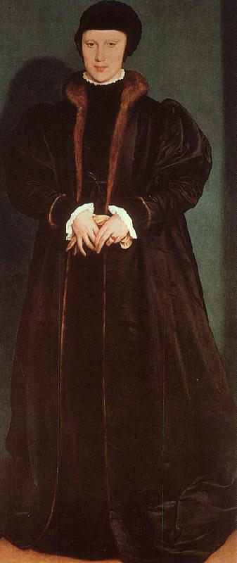 Hans Holbein Christina of Denmark Duchess of Milan Sweden oil painting art